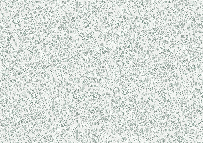 Ditsy Meadow, Pine - Roller Blind - Image 6
